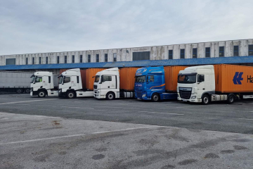 Trucks-on-a-ramp